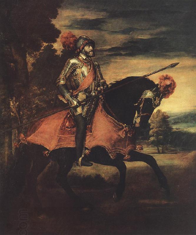 TIZIANO Vecellio Emperor Charles V at Mhlberg ar China oil painting art